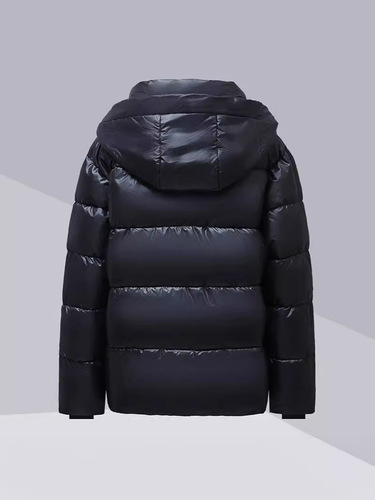 High-end Black Gold Cotton Women's Short 2025 Winter Style Korean Version Hooded Winter Thick Couple's Coat Cold-Resistant Cotton Jacket Trend