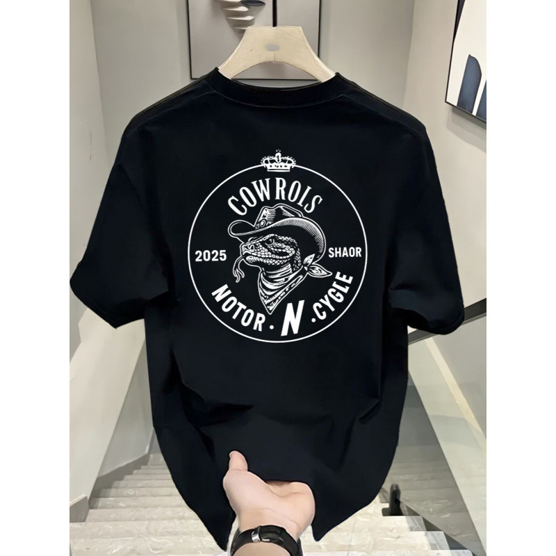 2026 Spring/Summer Wholesale Selection of Pure Cotton Short-Sleeve T-Shirts for Men, Loose-Fit Men's Sports Base Layer with Prints 2026 Spring/Summer Wholesale Selection of Pure Cotton Short-Sleeve T-Shirts for Men, Loose-Fit Men's Sports Base Layer with Prints