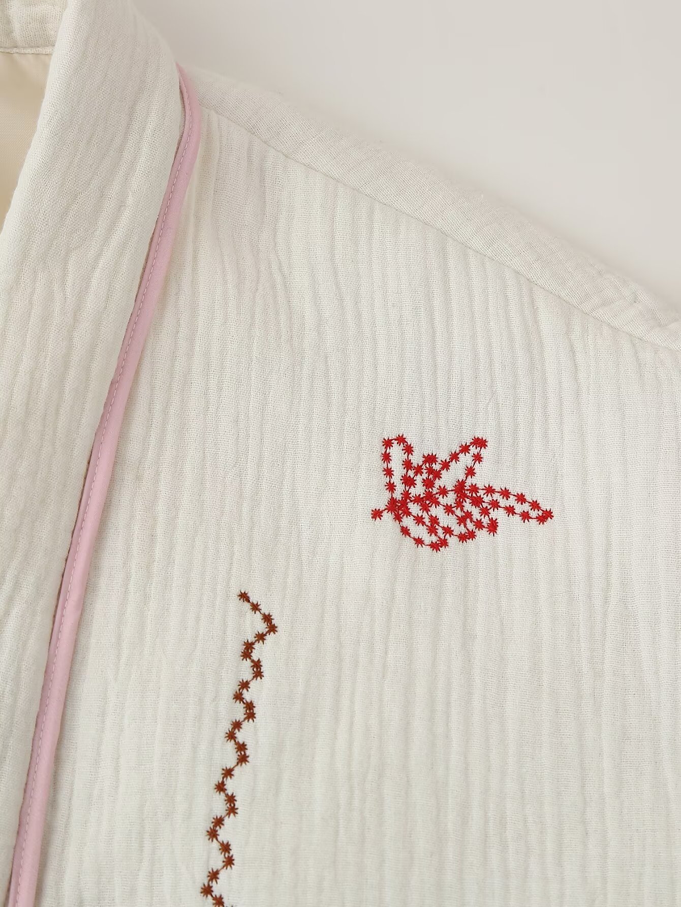 Women's 2024 Autumn/Winter New Street Fashion Open breasted Embroidered Cotton Jacket_voghion.com