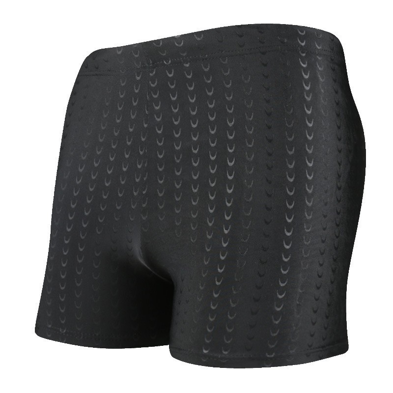 Pantalones de baño de hombre negro puro tamaño grande profesional impermeable tejido biónico de secado rápido pantalones de baño de piel de tiburón spr pantalones de baño