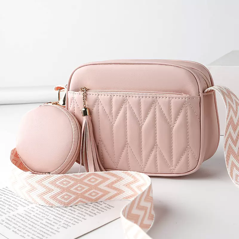 斜挎包包女式2025新款时尚百搭通勤包韩式腋下包菱格几何单肩包爆