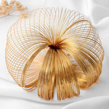 ӛ��䓽zȦ18K����ɫ diy������鴮���@��0.6*60mm14K�����CȦ