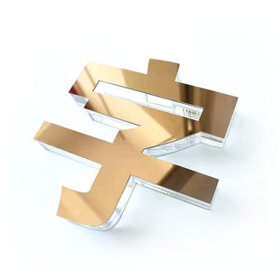 Acrylic Lettering Crystal Corporate Front Desk Background Wall Iogo Door Sign Billboard Stereo Lettering Self-Adhesive Lettering
