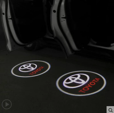 logo laser projection light, Other lights - toyota-black
