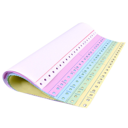 Deli Jiaxuan computer printing paper four-in-one, three-in-one, two-in-one and one-in-one equal parts continuous injection printing paper