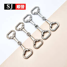 男女豆豆鞋休闲鞋装饰皮鞋五金搭扣赤弋单鞋链条鞋花鞋扣金属配件