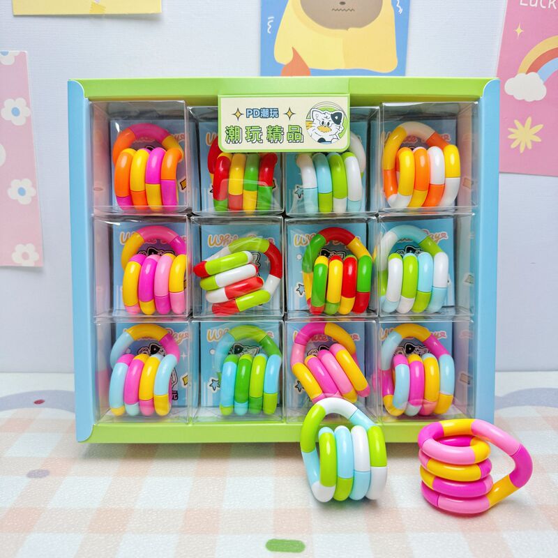 Boxed Boutique Twist Toy, Versatile and Stress-Relieving, 18-Section Winding Twist Toy, Cross-Border Popular Internet Celebrity Kidsren's Toy