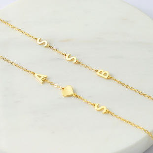 �W���L���u925�y����Ӣ����ĸ���DIYС�����Ů���|�p���n���Ʒ