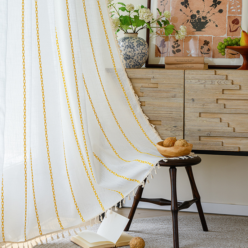 노란색과 흰색 - 막대