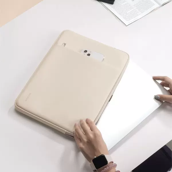 New Minimalist Style Inner Bag with Large Capacity, Suitable for Apple and Huawei Laptops, Shockproof and Anti-Drop Computer Bag