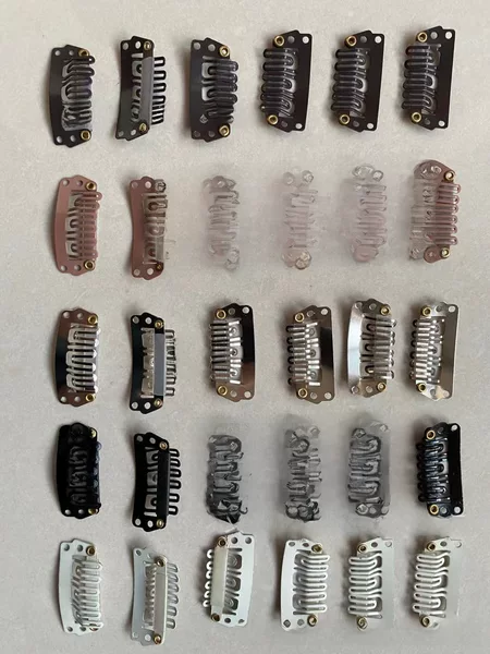 Wig Extending Clip Hairdressing 2.8cm 6 Teeth U-shaped Clip BB Clip Beret Windproof Fixed Dog Clip