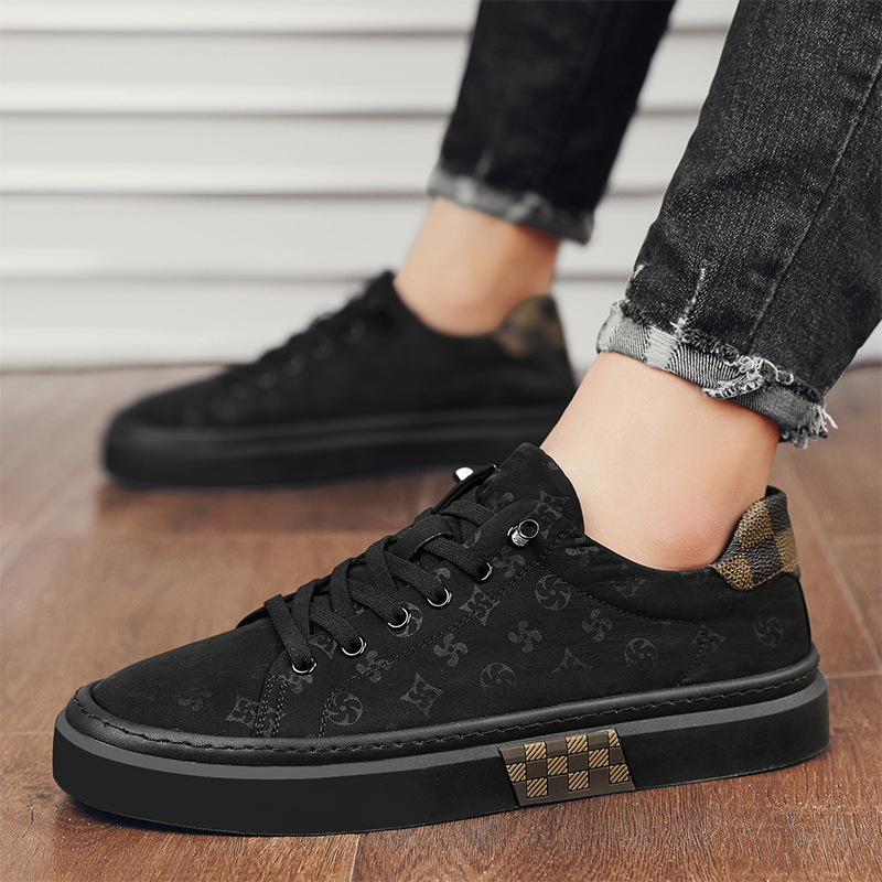 Black summer sneakers