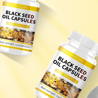 跨境黑籽油片BLACK SEED OIL OEM维生素B6维生素B12外贸出口定制