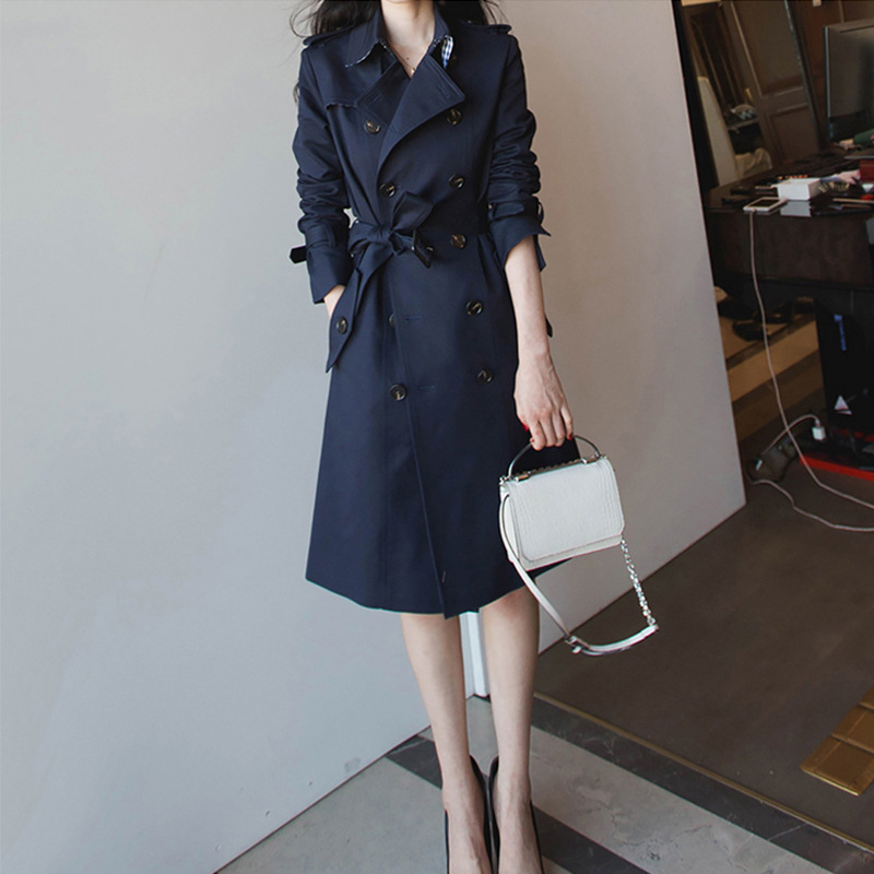 秋冬服の新型韓国版のゆったりしたトレンチコートの女性を前売りします。|undefined