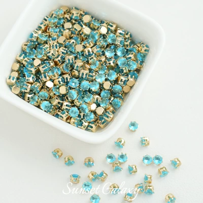 Zərgərlik ara hissələri | round beads handmade diy - 4mmice-blue-30-pieces