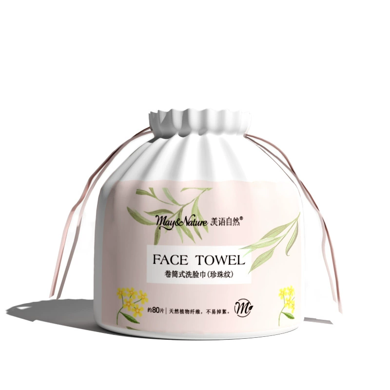 Disposable Cotton Face Towels, Soft Non-Woven Wet Wipes, Multiple Sizes and Counts
