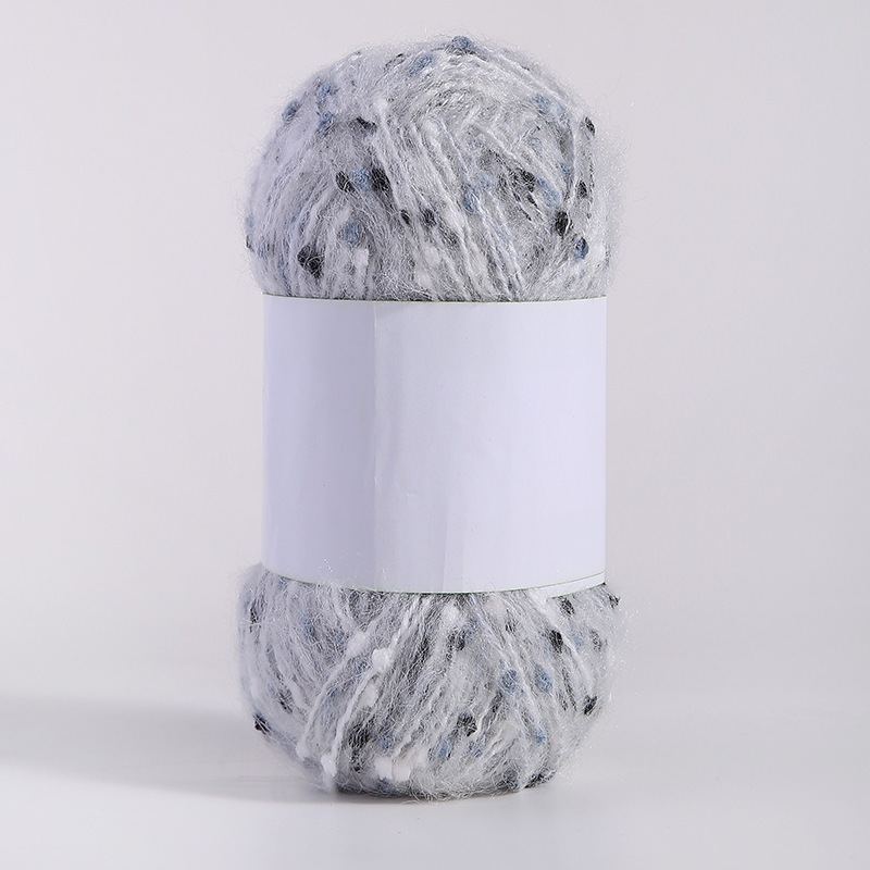 Doudou hilo hilo de bufanda hilo de lana punto de color mohael hilo tejido a mano diy arco iris tenis de mesa hilo mixto hilo de punto de pareja