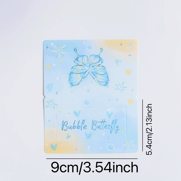 Self-adhesive crystal butterfly series-blue butterfly