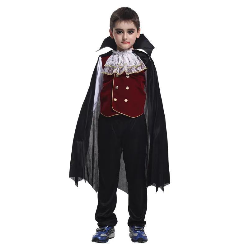 ハロウィンコスチューム 子供用吸血鬼コスチューム パーティー仮装服 コスプレ 欧米風|undefined