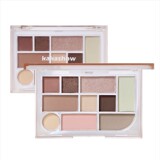 Палетка теней, румяна, хайлайтер, универсальная тени для век, палетка для конкурирования, десять цветов, в коричневых тонах