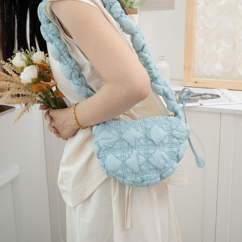 Gesteppte Bubble Cloud Umhängetasche Für Damen Klein_voghion.com
