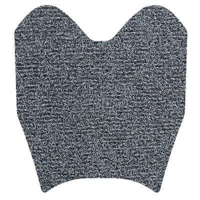 Suitable for No.9 F Series Electric vehicle foot mat - black-and-gray-silk-circle-foot-pads