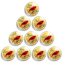 12mm18mm20mm25mm40mm文字鸟8732夜光时光宝石水晶玻璃圆形片