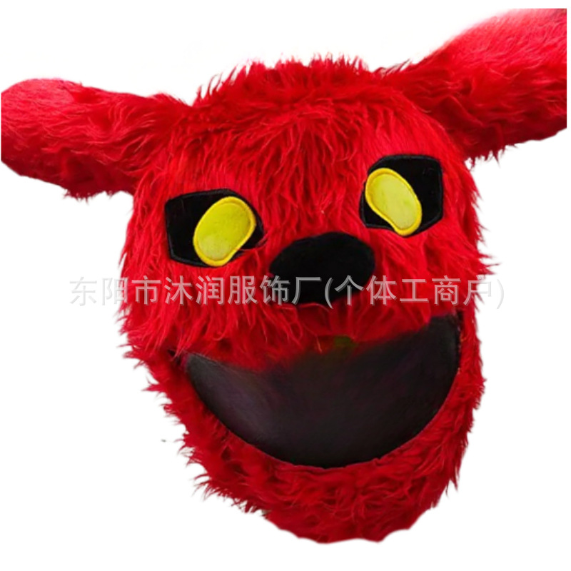 Cross-border in stock Motorcycle Accessories Funny Animal Helmet Set Plush Head Cover Pig Head White Rabbit Pumpkin Riding Noodles Accessories