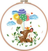 Nuevo bordado transfronterizo DIY dibujos animados animales bordado material paquete de bordado cruzado principiantes fábrica directa