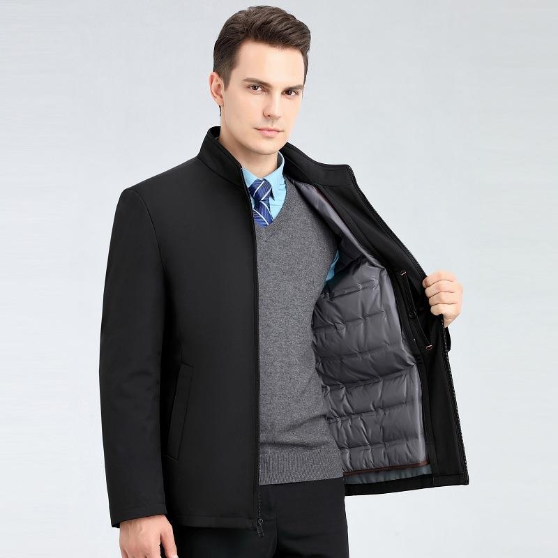 블랙 23988 스탠드 칼라 지퍼 스타일