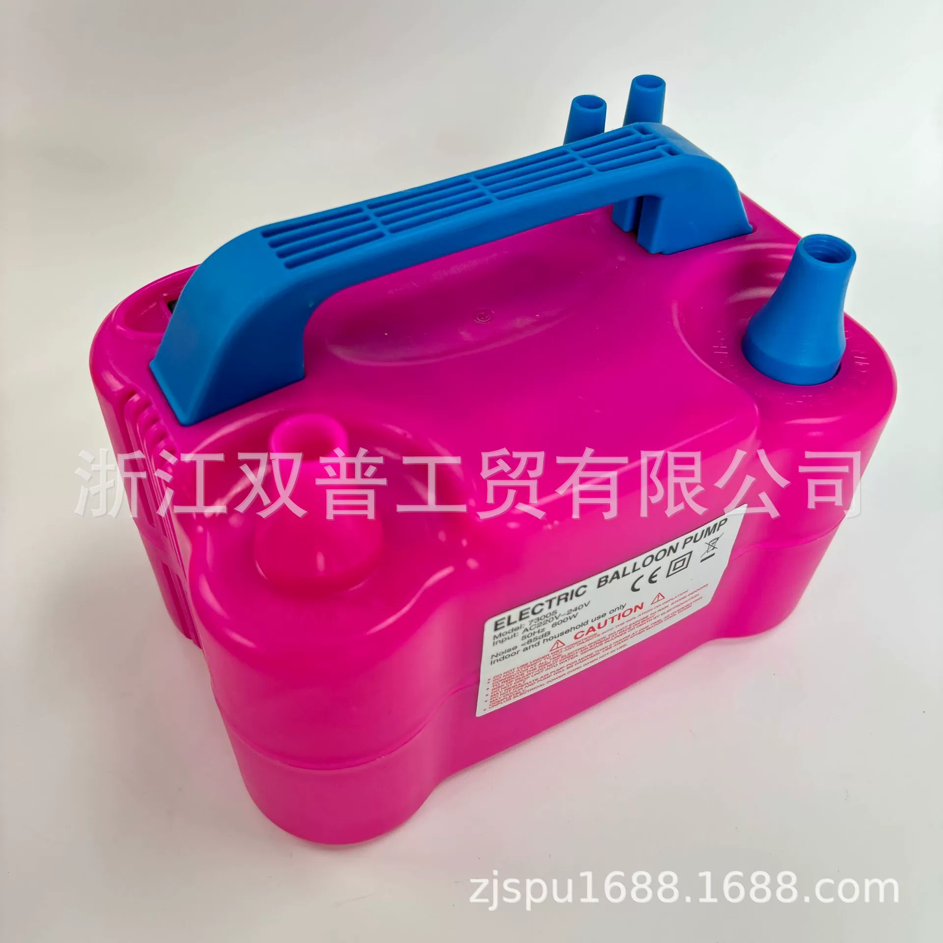 Электрический надувной насос для шаров 73005, маленький электрический насос для украшения свадебной вечеринки, двойной отверстий, воздушный насос для надувных шаров