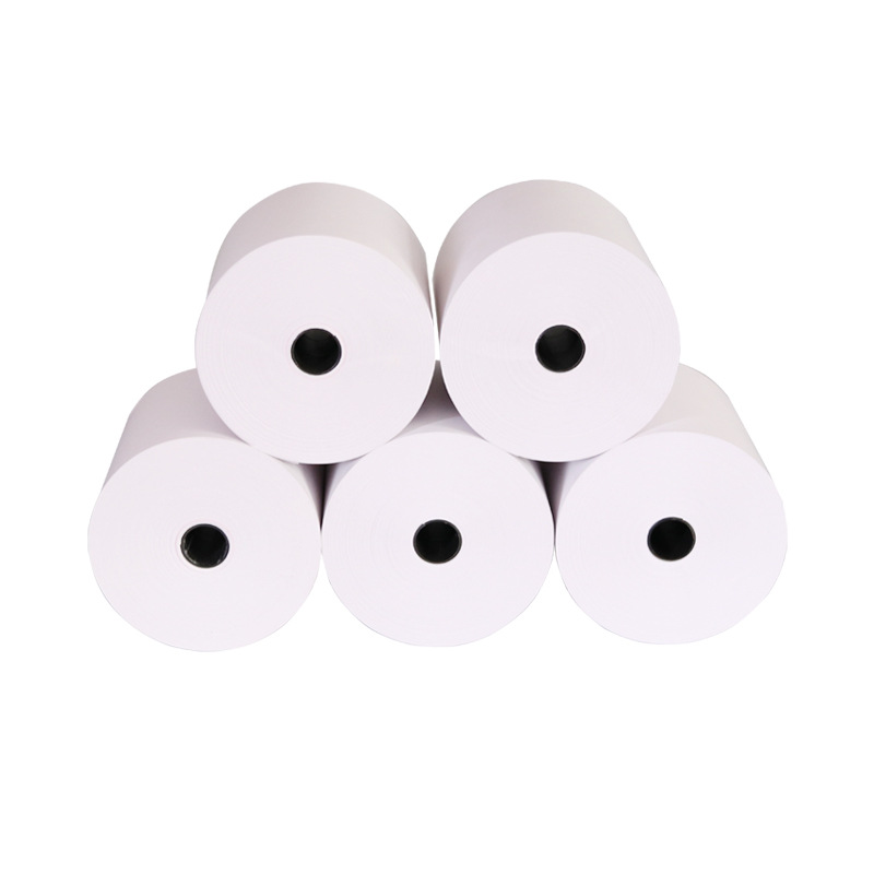 Papel de caja registradora 80x80 Meituan Papel de recibo 57x50 impresora térmica de caja registradora rollo de papel 80mm60 papel de impresión para llevar