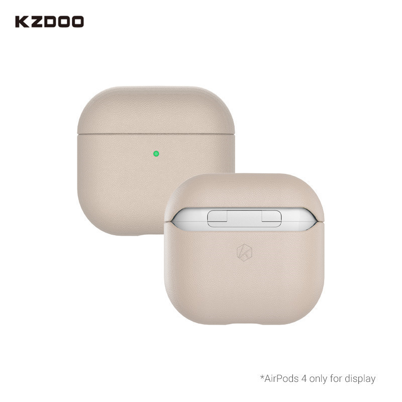 Kzdoo Suitable for AirPods Pro4 Apple 4Th Generation Bluetooth Headset Leather Protective Case Luxcraft +