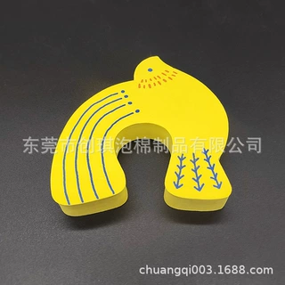 厂家加工卡通ENA儿童防夹手门缝止关器异形高弹门卡可定制