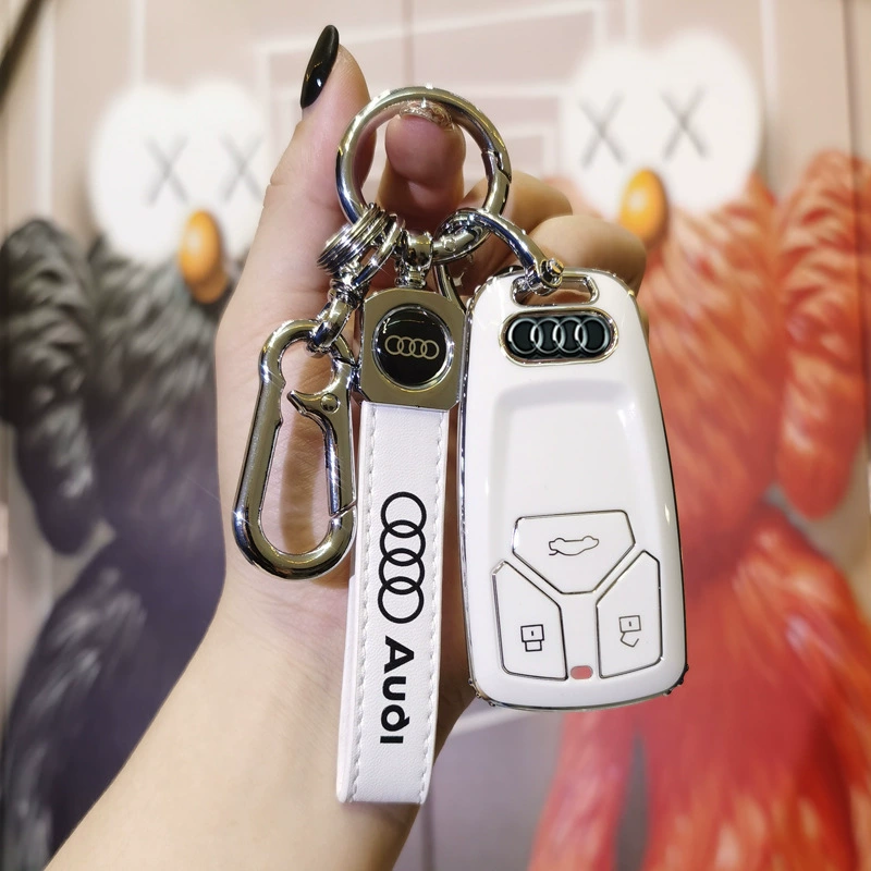 Подходит для комплекта ключей Audi A4L, Q5L, для женщин A5, чехол A6L для мужчин, Q2L Q3 премиум, A7 A8 новый 22, Q7 пряжка