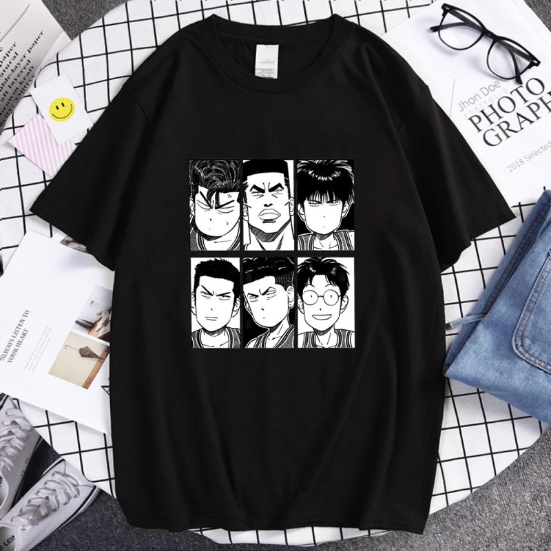 Summer cute fashionable T-shirt for men and women with a round…