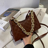 Demi-season shoulder bag, one-shoulder bag, universal chain for leisure, 2021 collection