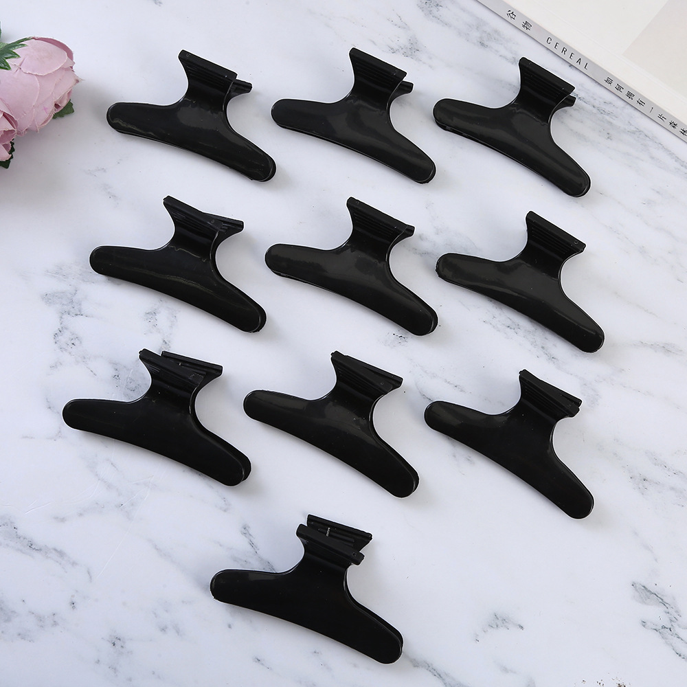 韓版新款簡約純色髮夾女款 理髮店後腦勺盤發抓夾時尚鯊魚夾