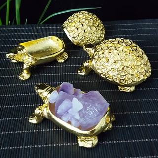 厂家批发 金属水晶底座小动物造型工艺品摆件 龟壳乌龟蜗牛配件