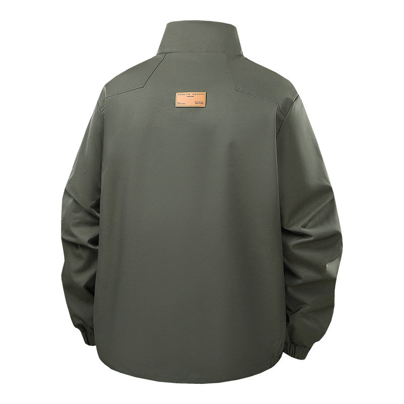 Transfronterizos chaqueta de tamaño extra hombre primavera y otoño 2025 nuevo chaqueta de trabajo para niños, ropa de asalto para hombres, marca de moda