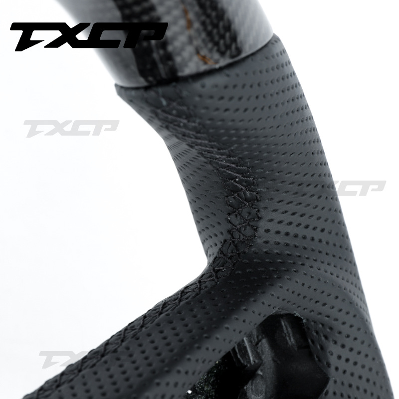 Suitable for 18-22 Jeep Jeep Wrangler Modified and Upgraded Carbon Fiber Perforated Leather Steering Wheel Steering Wheel