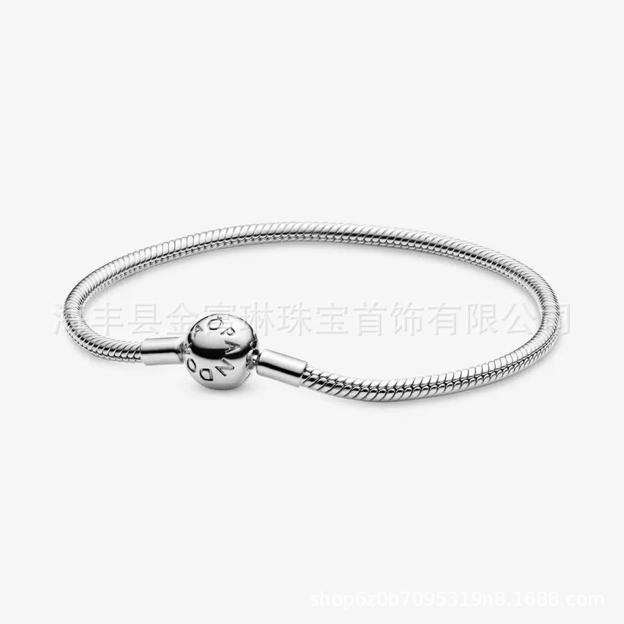 Pandora pulsera fuente fábrica venta al por mayor de alta versión amor clásico Venta caliente DIY serpiente hueso pulsera