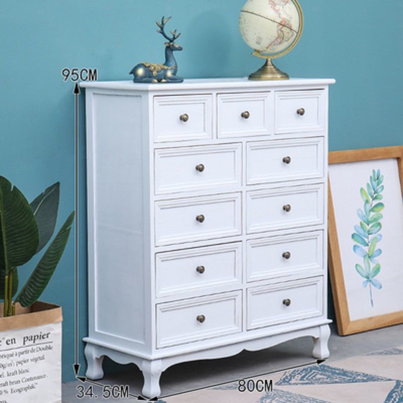 Cinco armarios de madera maciza armario de almacenamiento americano sala de estar dormitorio cabecera de cama pequeño armario de esquina armario de estilo europeo