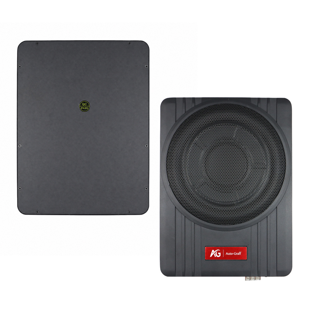 Heavy Bass Car Modified Audio System 10inch Aluminum Alloy Ultra-Thin Subwoofer 12V Car Mini Subwoofer Speaker Box
