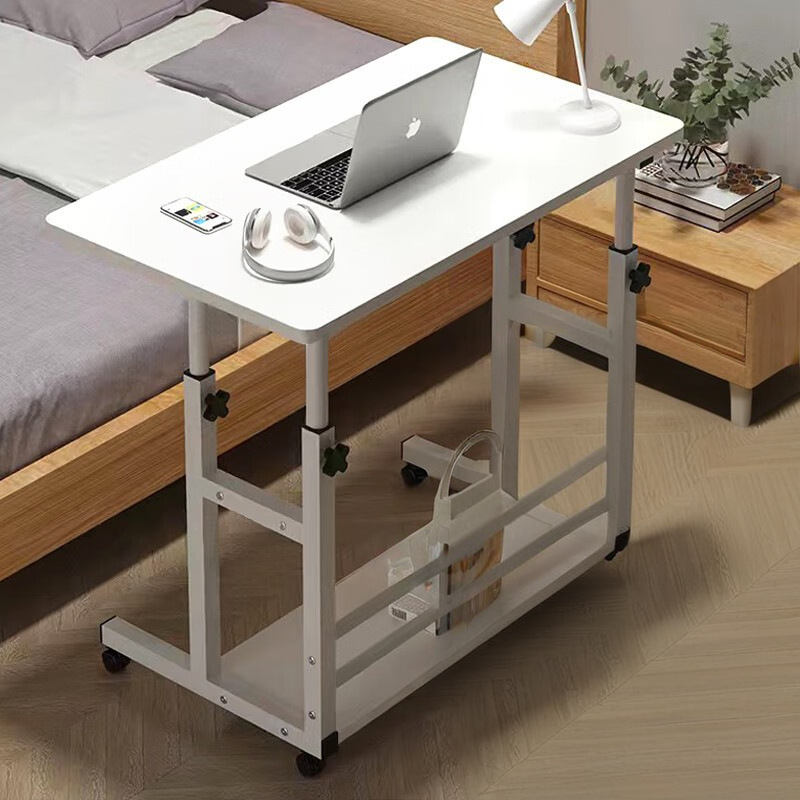 Escritorio de estudio ajustable, mesita de noche, mesa auxiliar, escritorio de ordenador para dormitorio, escritorio de oficina móvil para dormitorio, mesita de noche para dormitorio.