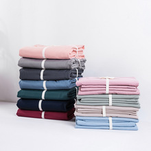 水洗棉被套日式简约款纯色被罩单双人宿舍支持做尺寸一件也包邮