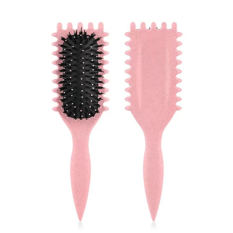 Spot Xiyin Amazon nuevo masaje transfronterizo de paja de trigo pein de cabello definido pein de modelado pein de rizado pein de rebote