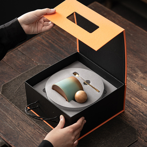 Cup Ceramic Latte Coffee Cup and Saucer Set Creative Afternoon Tea Mug Small Exquisite Home Milk Breakfast Cup