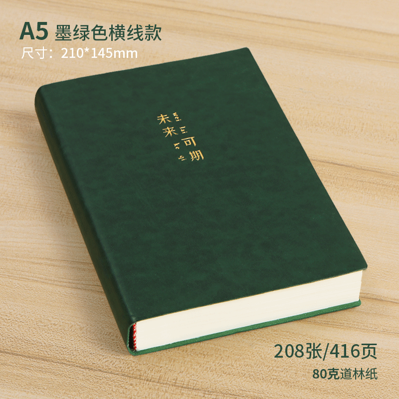 A5 수평선 (중간) 다크 그린