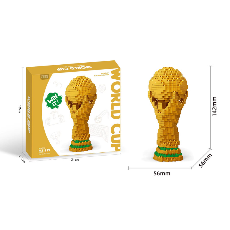 Cross-Border Hot-Selling Building Block Football Series, Freely Assembled Educational Toys, Foreign Trade World Cup Gift Models Wholesale Cross-Border Hot-Selling Building Block Football Series, Freely Assembled Educational Toys, Foreign Trade World Cup Gift Models Wholesale